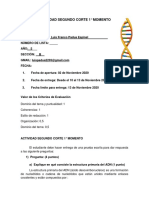2 Evaluación Biología Luis Padua 5 B