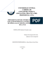 Universidad Central Carrera de Contaduria Publica Asignatura: Practica Pre-Profesional (Cpa)