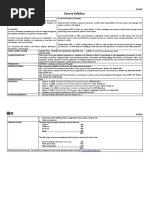 BM2008 Syllabus and Course Outline