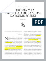 La Ironía Y La Brevedad de La Vida: Natsume Soseki: Ergentino Osé Uiz