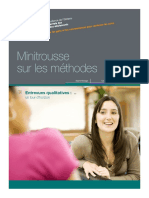 Minitrousse Sur Les Methodes Entrevues Qualitatives Apercu Wcag