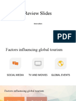 Factors Influencing Global Tourism