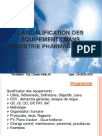 Qualification Des Équipements