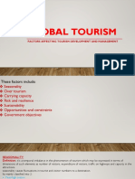 Factors Affecting Tourism Development