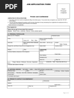 Job-Application Form