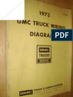 X 7305 1973 GMC Truck Wiring Manual CK 10 30 Pgs Only