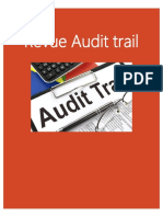 Revue Des Audits Trails