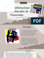 Manifestaciones Culturales de Venezuela