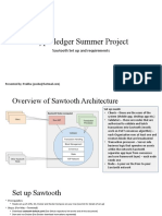Hyperledger Summer Project Sawtooth