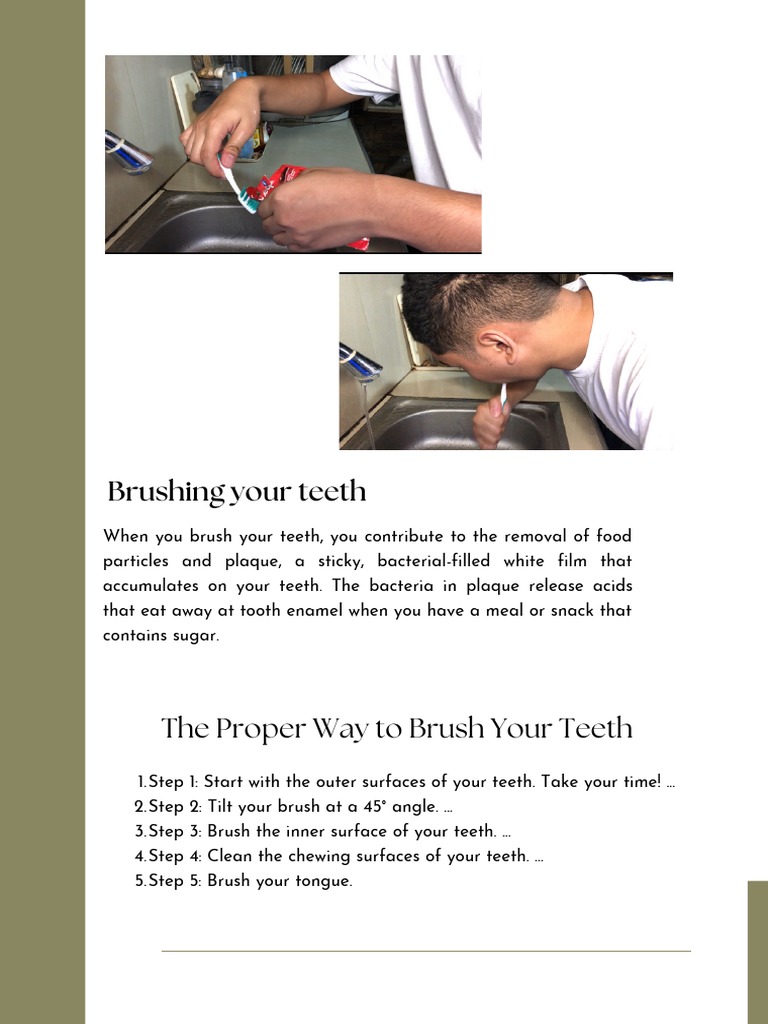 Essential Hygiene Practices Proper Techniques for Brushing Teeth