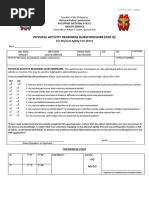 PNP PFT Form 2025 for Officers | PDF | Physical Attractiveness ...
