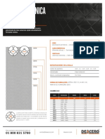 Malla Ciclonica Galvanizada Deacero Ficha Tecnica