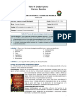 Taller 9: Grado Séptimo Ciencias Sociales: Institución Educativa Colegio San José Provincial