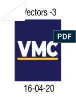 Vectors Live Class-3 Teacher Notes