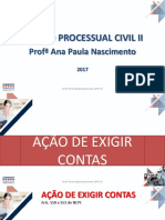 DPC II - Aula 6.1 (Ação de Exigir Contas)