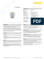 EN Specification Sheet VEGAPULS C 21 Two Wire 4 20 Ma HART