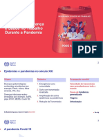 Segurança e Saúde no Trabalho durante a Pandemia