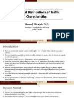 11 - Statistical Distributions of Traffic Characteristics