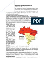IDH - Índice de Desenvolvimento Humano dos Estados Brasileiros