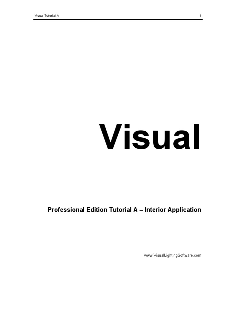 Interior Lighting Model Tutorial | PDF | Vertex (Geometry) | Cartesian ...