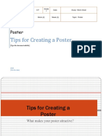Creating Poster Tips