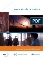 Prevencion de La Tortura Guia Operacional para Las Instituciones Nacionales de Derechos Humanos