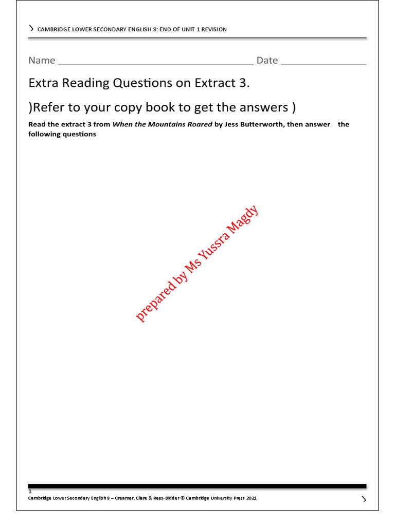 Reading Practice 1 1Wt4KL | PDF