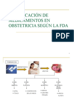 Clasificación de Medicamentos en Obstetricia Según La Fda
