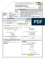 FICHA DE TRABAJO N° 08 - 5TO - EXP. 07