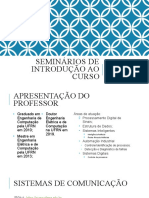 Seminrios de Introduo Ao Curso