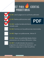 Checklist para calentar cuentas de FB