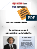 Aula 4 - Da Psicopatologia À Psicodinâmica Do Trabalho