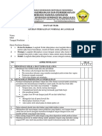 Daftar Tilik Apn - Str&profesi