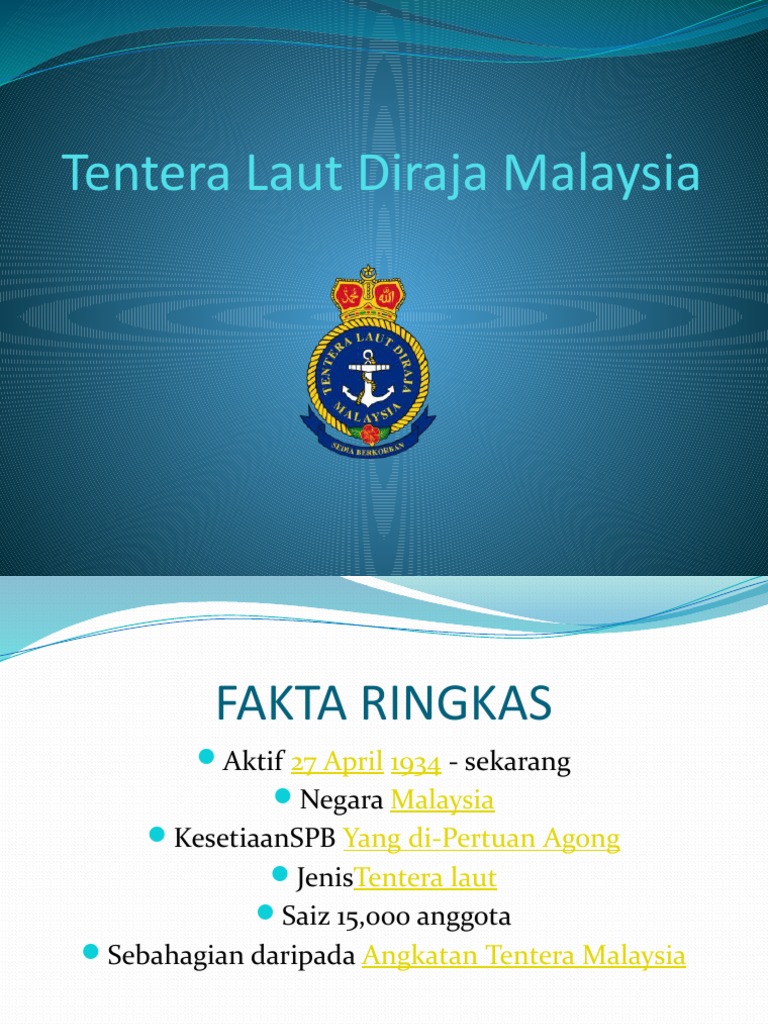 Tentera Laut Diraja Malaysia | PDF