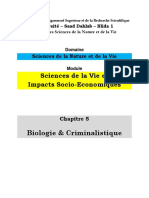 Chapitre 5 Biologie Et Criminalistique