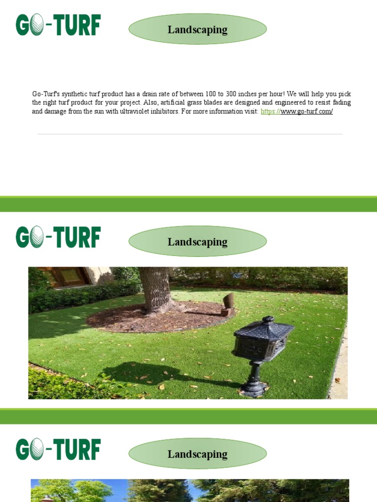 Synthetic Turf Specification Guide | PDF | Home & Garden | Technology ...