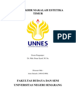 TUGAS AKHIR MAKALAH ESTETIKA TIMUR - Arun Setiadi 2410421068