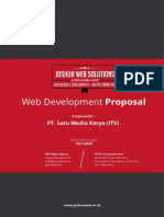 Web Development Proposal for PT Satu Media Karya