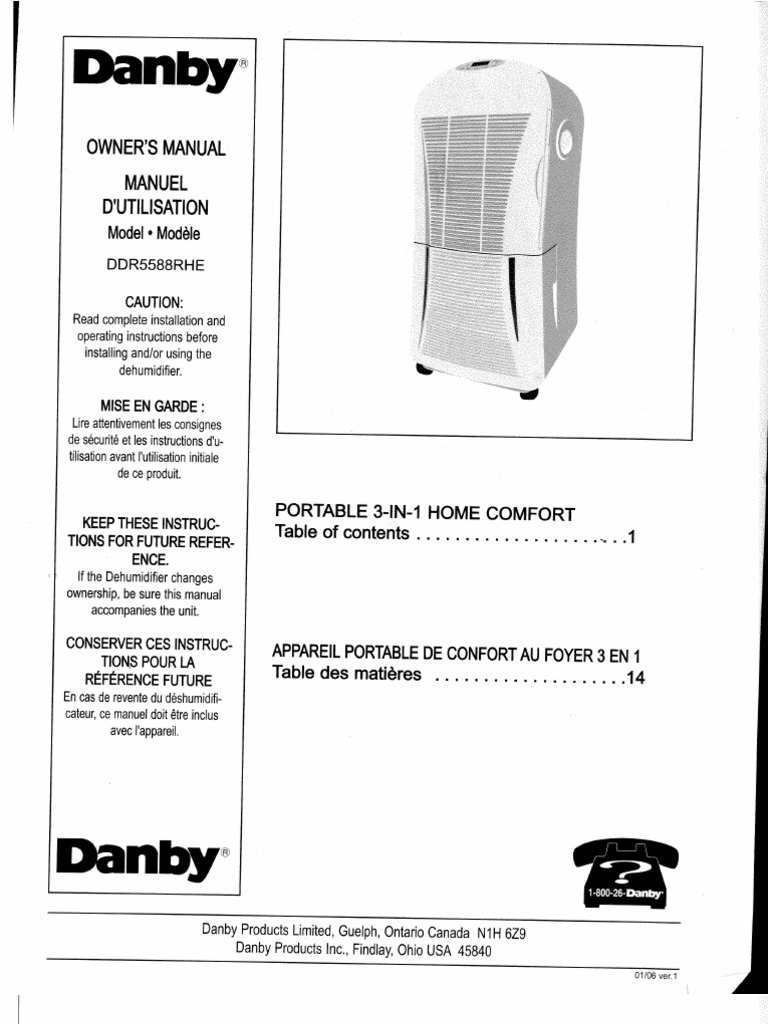 General Electric Dehumidifier Manual