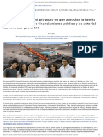 Pampa Camarones: El Proyecto en Que Participa La Familia de Piñera Que Obtuvo Financiamiento Público y Se Autorizó Durante Sus Gobiernos