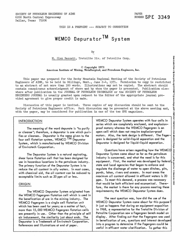 Spe 3349 Ms | PDF | Valve | Water