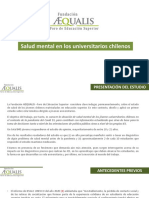 Informe AEQUALIS Sobre Salud Mental Universitarios Chilenos