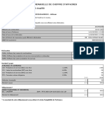 Déclaration Mensuelle de Chiffre D'Affaires: Régime Micro-Social Simplifié Janvier 2021