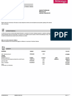 Bank Statement Summary with Contact Details