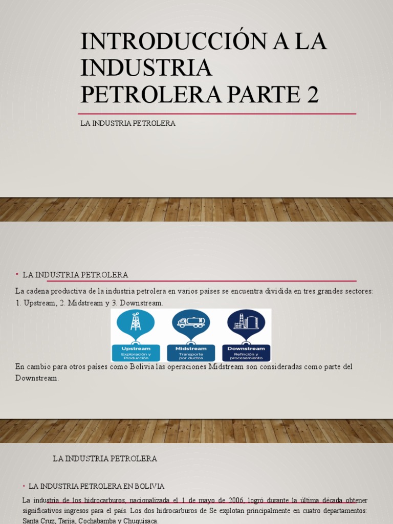 Introducción A La Industria Petrolera PARTE 2 | PDF | Petróleo ...