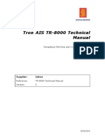Tron AIS TR-8000 Technical Manual: Supplier: Jotron