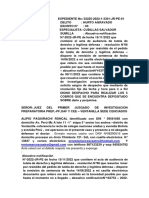 Ante Usted Con El Debido Respeto Me Presentó y Expongo