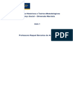 Fundamentos Históricos Marxistas do Serviço Social