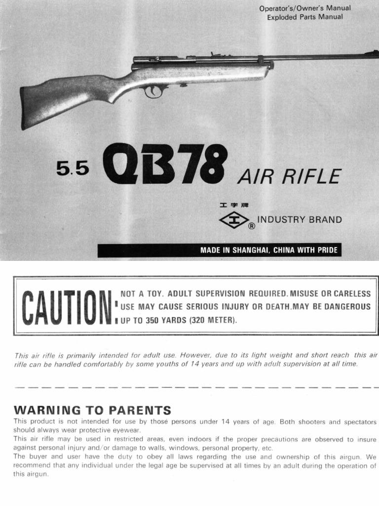 QB78 Manual | PDF