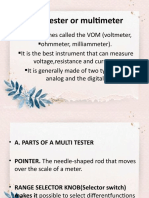 Multitester or Multimeter